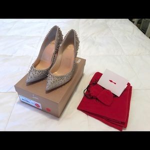 Louboutin Escarpic 100 Glitter Diams